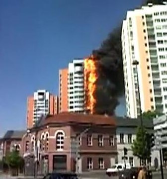 Roubaix : un immeuble de 18 étages prend feu