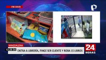 Ladrón “intelectual” entra a robar libros en librería de Magdalena