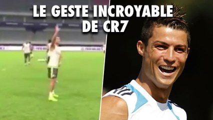 Cristiano Ronaldo effectue un geste technique incroyable à l'entraînement