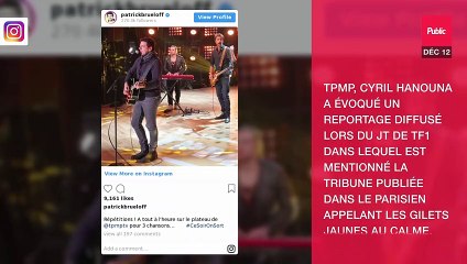 TPMP : Cette chroniqueuse, mal à l'aise, a embrassé Patrick Bruel !