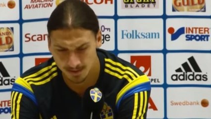 Zlatan Ibrahimovic clashe un journaliste en conférence de presse