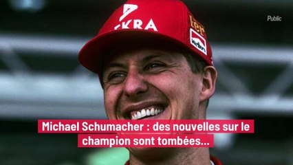 Michael Schumacher : des nouvelles sur le champion sont tombées...