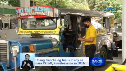 LTFRB: Sa susunod na linggo ipamamahagi ang fuel subsidy | Saksi