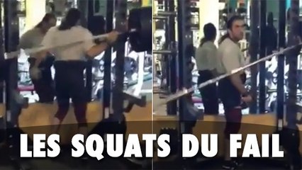 Fail : Cet homme cause un désastre en tentant de faire ses squats