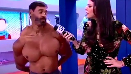 Bodybuilding : Valdir abuse du synthol et s'en vante à la télévision