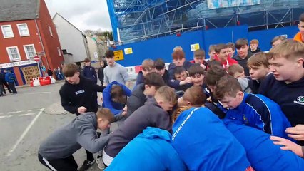 Billie Gillies at the Jedburgh Hand Ba Game