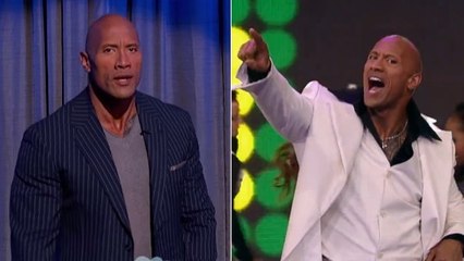 Dwayne Johnson met le feu aux plateaux TV américains