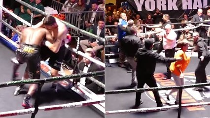 Boxe : Lawrence Bennett se prend pour un catcheur