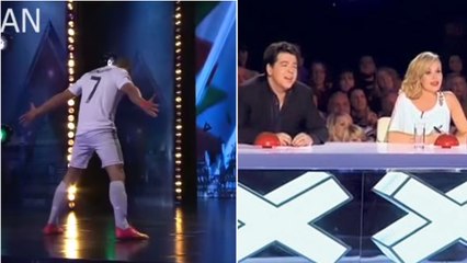 Cristiano Ronaldo : son sosie passe dans "La Hongrie a un incroyable talent"