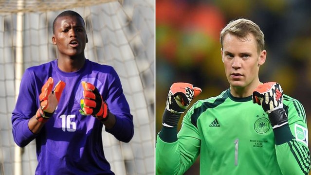 Mondli Mpoto s'est pris pour Manuel Neuer en faisant une incroyable chevauchée