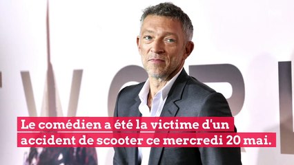 Vincent Cassel victime d'un accident.