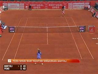 Peng Shuai buat kejutan singkirkan Bartoli