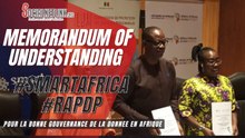 Smart Africa et le RAPDP signent un Memorandum of Understanding  pour la bonne gouvernance de la donnée  en Afrique