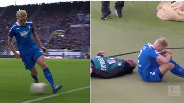 Andreas Beck percute violemment le cameraman