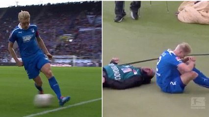 Andreas Beck percute violemment le cameraman