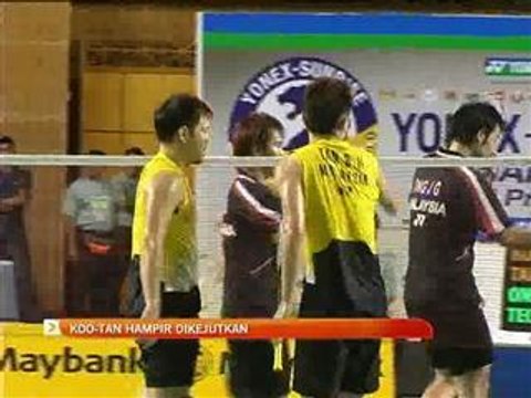 Badminton: Koo-Tan hampir dikejutkan