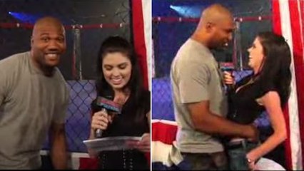 UFC : Rampage Jackson très gênant avec la belle Heather Nichols lors d'une interview
