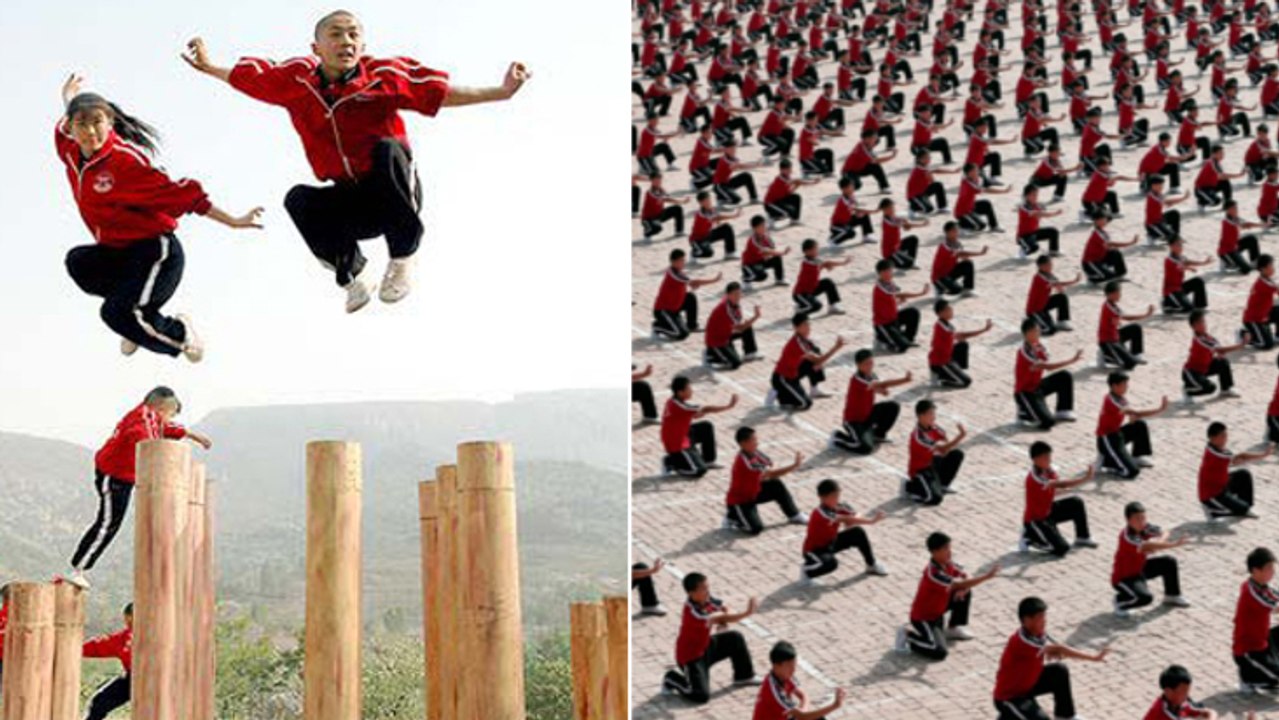 Tagou : cette école de Kung Fu Shaolin fait une incroyable démonstration pour les JO 2008