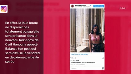 TPMP : Agathe Auproux sur le départ, elle s'explique !