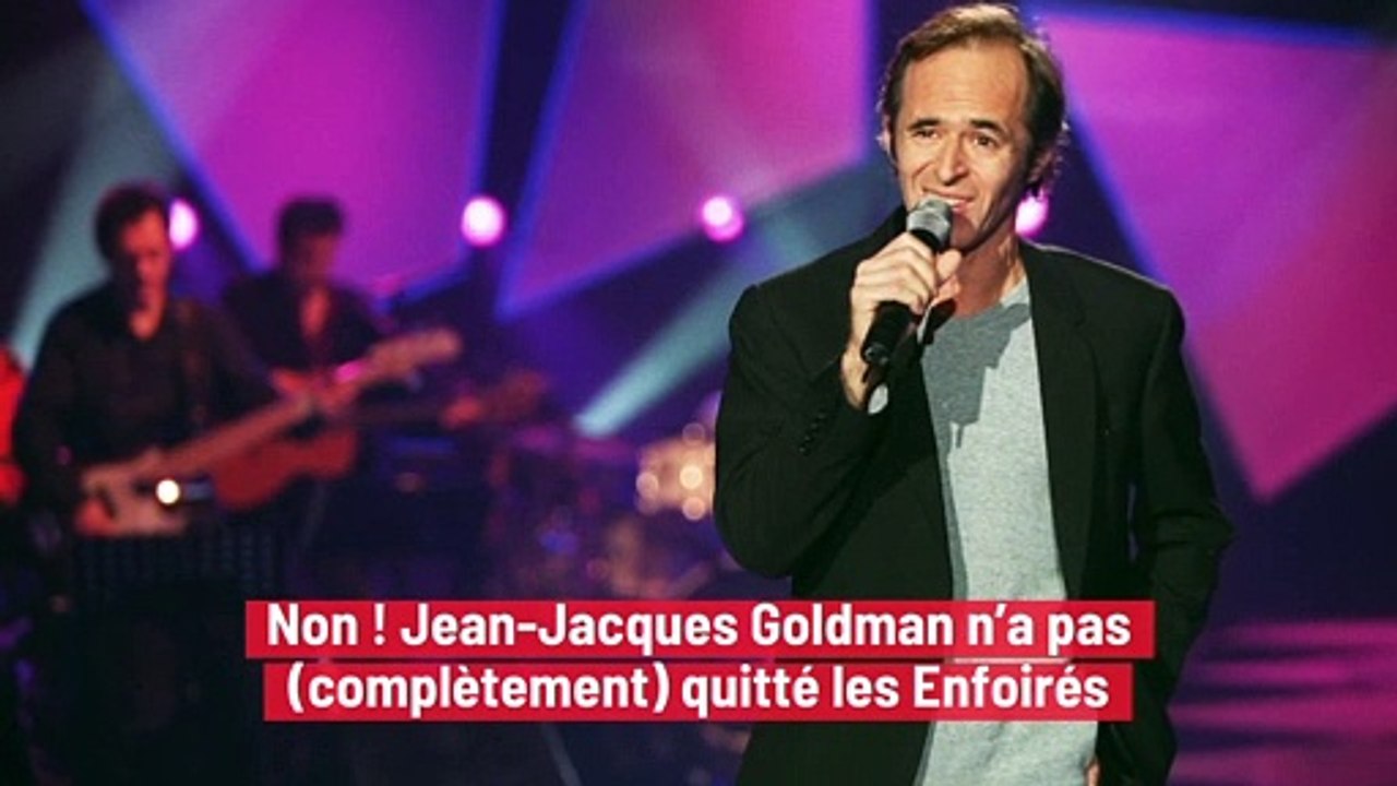Non ! Jean-Jacques Goldman n’a pas (complètement) quitté les Enfoirés