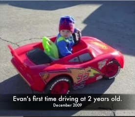 Cette voiture motorisée pour enfant est devenue un karting