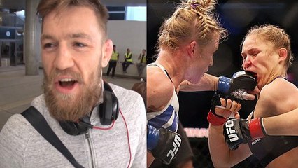 Conor McGregor : sa réaction à propos de la défaite de Ronda Rousey face à Holly Holm