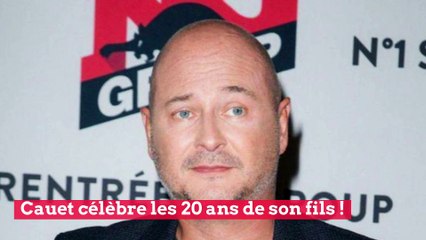 Cauet célèbre les 20 ans de son fils, et la ressemblance est frappante !