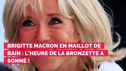 Brigitte Macron en maillot de bain : l'heure de la bronzette a sonné !
