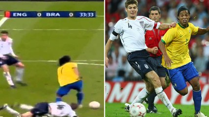 Ronaldinho : son incroyable dribble qui a humilié Steven Gerrard