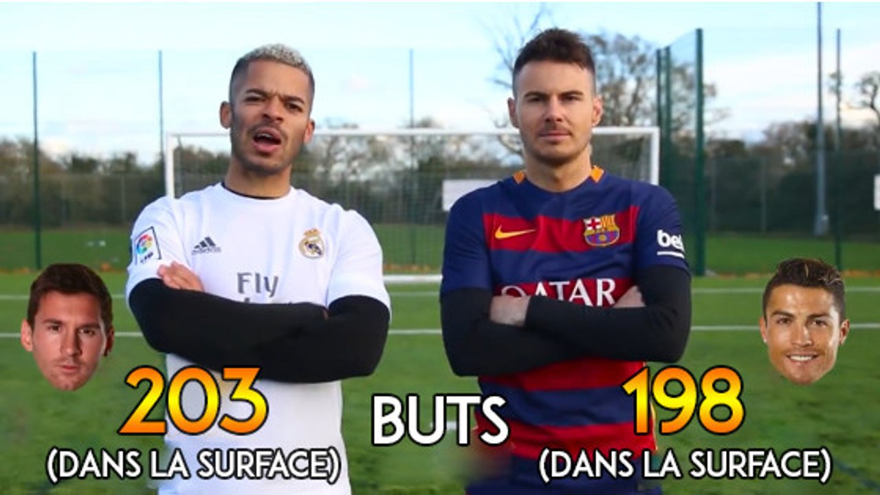 Cristiano Ronaldo et Lionel Messi : leurs statistiques vues par des freestylers de génie