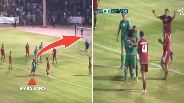 Diego Maradona : il marque un joli but pour un match de gala au Maroc, malgré l'âge et le surpoids