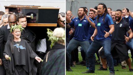 Jonah Lomu : le magnifique hommage de ses anciens équipiers lors de son enterrement