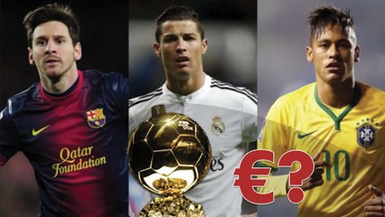 Lionel Messi, Cristiano Ronaldo et Neymar vont toucher le jackpot avec le Ballon d'Or