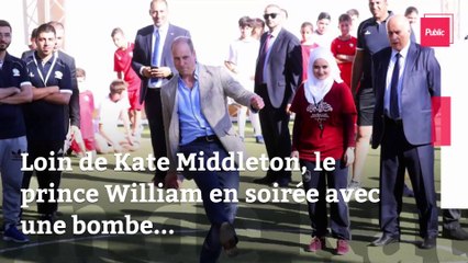 Loin de Kate Middleton, le prince William en soirée avec une bombe...