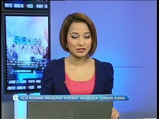KLIA menang anugerah khidmat Imigresen terbaik dunia
