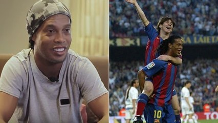 Ronaldinho se souvient avec beaucoup d'affection de sa passe décisive pour le premier but de Lionel Messi