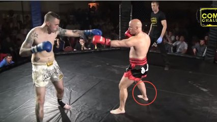 MMA : Ian Ashburne se blesse de façon horrible après 9 secondes de combat face à Joe Baxendale