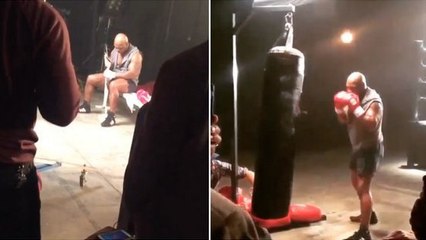 Mike Tyson a toujours une puissance incroyable, même à 49 ans