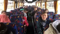 Ukrainian orphans flee Dnipro with the help of Hibs fans