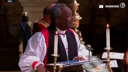 #MOOD : Meghan Markle et Prince Harry : Le révérend Bishop Curry est devenu une vraie rockstar !