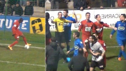 Coupe de France : Herman Koré provoque toute l'équipe adverse en marquant le plus humiliant des buts