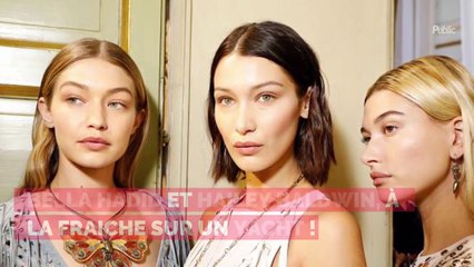Bella Hadid et Hailey Baldwin, à la fraiche sur un yacht !