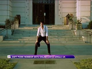 Darf Punk nombor satu dalam carta di UK