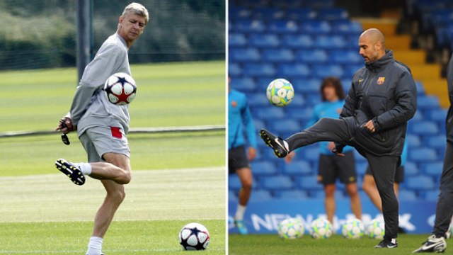 Arsène Wenger, Pep Guardiola... quand les plus grands entraîneurs enchaînent les gestes techniques