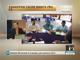 Agenda Awani: Emansipasi calon wanita PRU13