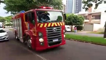 Umuarama: Bombeiros são acionados para combater incêndio em clínica