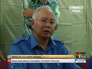 Masalah dalaman selesai - PM