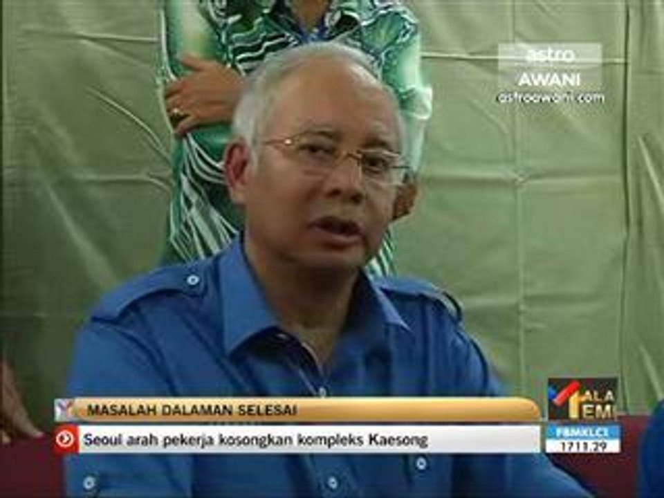 Masalah dalaman selesai - PM