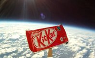 Vidéo stratosphère : Kit Kat devance Felix Baumgartner et son saut en chute libre !