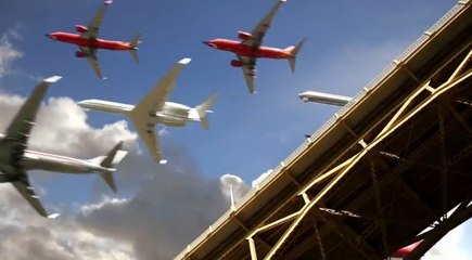 Ce time-lapse présente le trafic aérien d'un aéroport en moins de 30 secondes